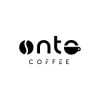 onto coffee logo black